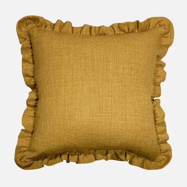 Curcuma Linen Cushion from Trove