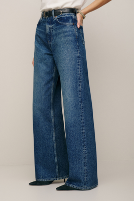 Cary High Rise Slouchy Wide Leg Jeans  from Reformation