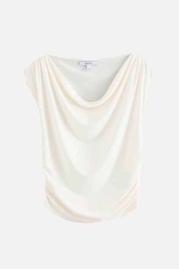 Sleeveless Drape Top from Next