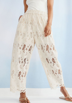 Broderie Anglaise Trousers from H&M