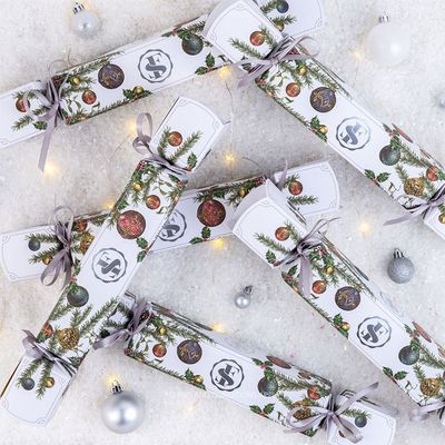 Gin And Tonic Christmas Crackers Pack Of Six from Franklin & Sons