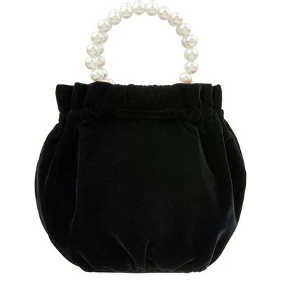 Pearl Ring Handle Clutch Bag from Accessorize