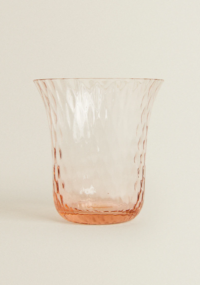 Raised Design Glass Tumbler from Zara