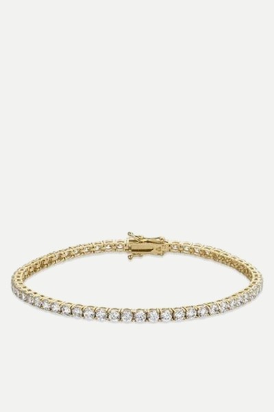 9ct Gold Cubic Zirconia Bracelet  from Beaverbrooks