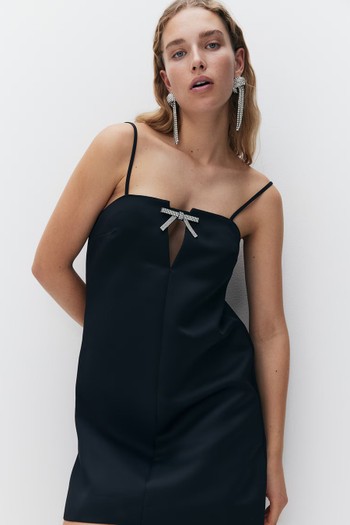 Bow-Detail Strappy Dress 