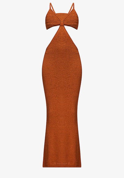 Serita Open-Panel Knitted Midi Dress from Cult Gaia