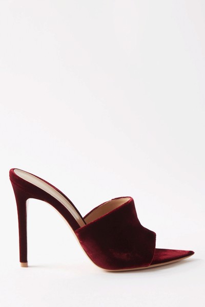 Alisia 105 Velvet Mules from Gianvito Rossi