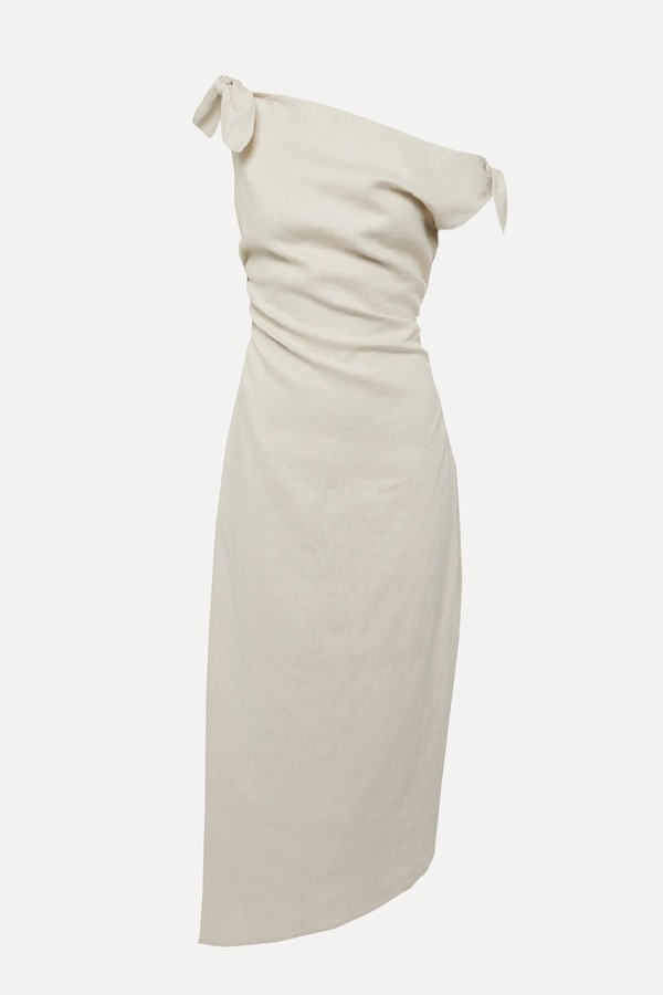 Affogato Linen Midi Dress from SIR