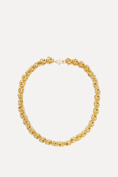 The Flora Gold-Plated Necklace from Lié Studio 