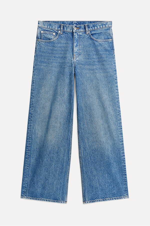 Wide Full Length Non-Stretch Jeans from ARKET