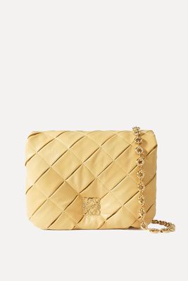 Puffer Goya Quilted Padded Leather Down Shoulder Bag  from Loewe