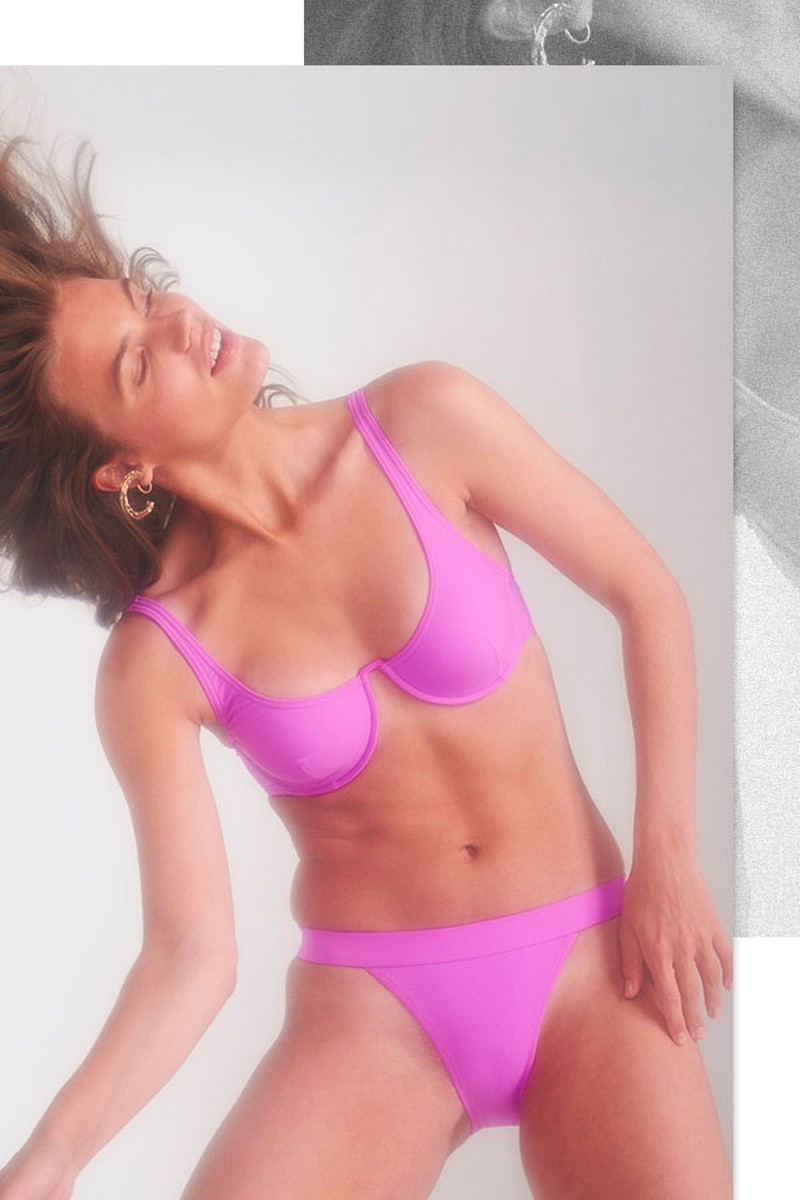 Vreeland Bikini Top in Violet, £90