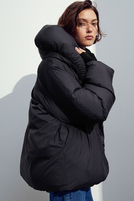 Large-Collared Down Jacket from H&M
