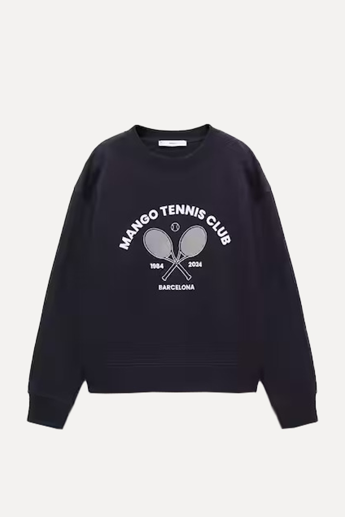 Printed Message Sweatshirt  from Mango