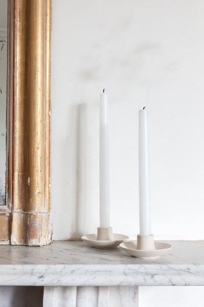 Stoneware Candle Holders