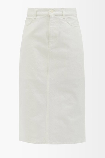 Tima Denim Midi Skirt from The Row