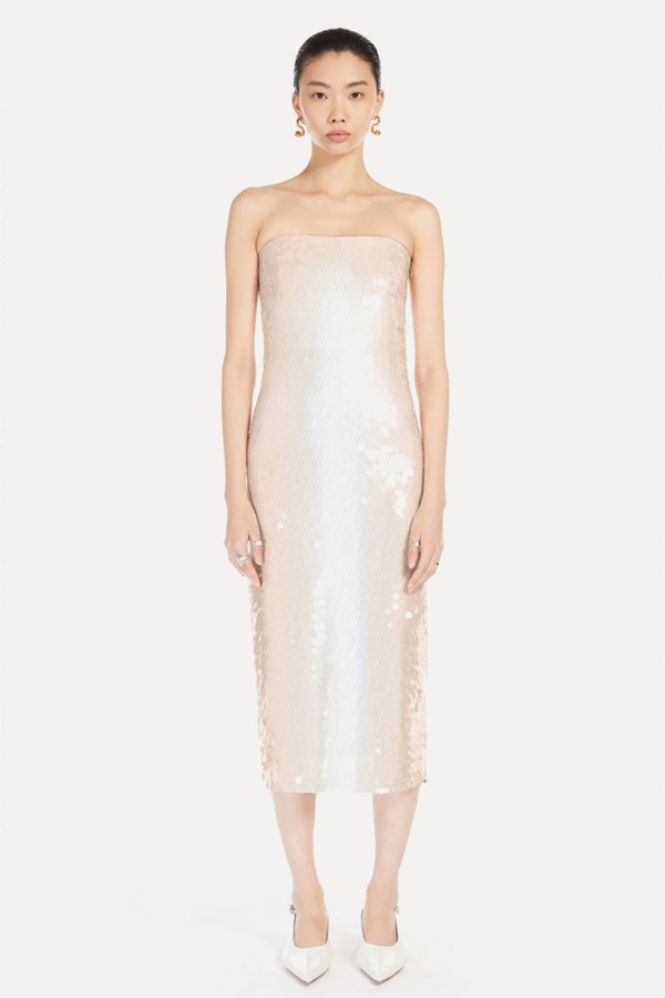 Sequinned Jersey Dress