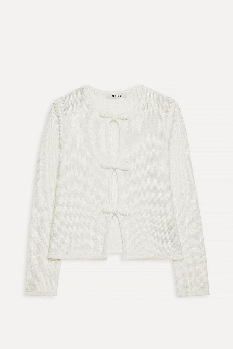 Knitted Button Detail Top