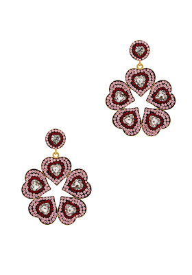 Pink Eternal Earrings from Soru Jewellery
