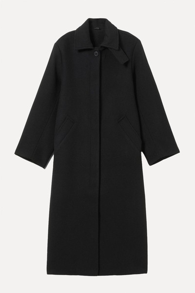 Long Oversized Wool-Blend Coat from Weekday