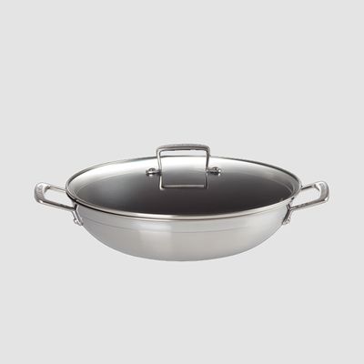 Non-Stick Wok with Glass Lid