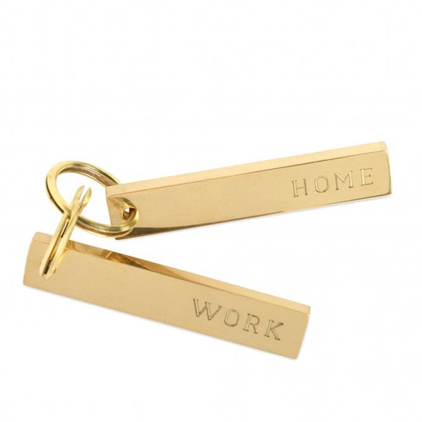 Home & Work Keyring from Sir/ Madam