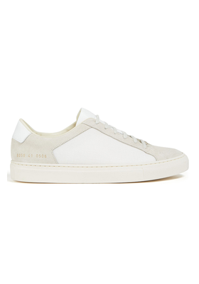 Retro Summer Edition Suede & Shell Sneakers from Woman By Common Projects