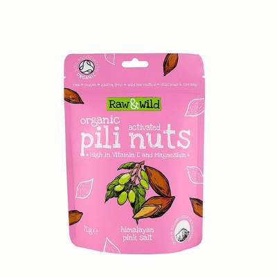 Activated Himalayan Pink Salt Pili Nuts from Raw & Wild