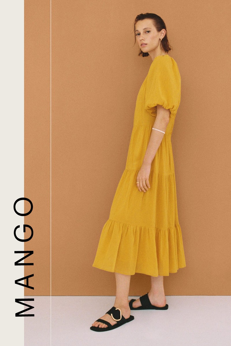 Ruffle Gown from Mango