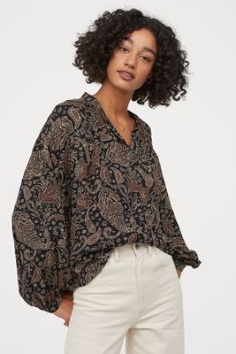 Wide Viscose Blouse from H&M