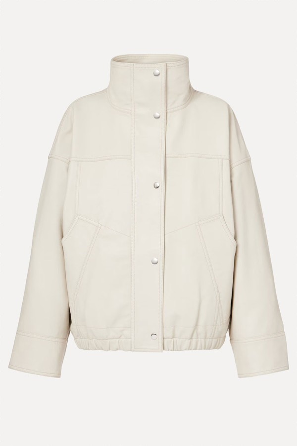 Leather Bomber Jacket  from Róhe 