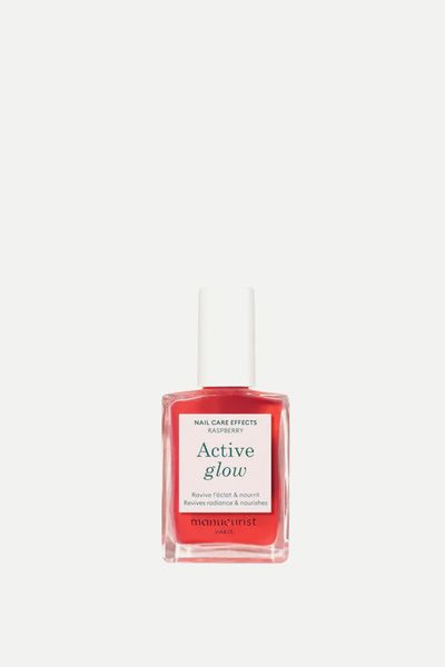 Green Active Glow Treatment Nail Polish from Manucurist 