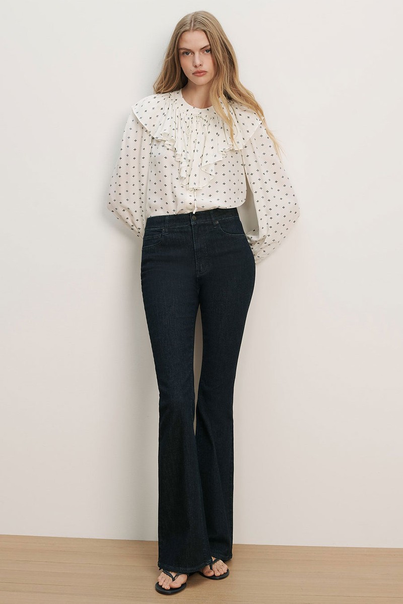 Gomez Ruffled Blouse from Veronica Beard