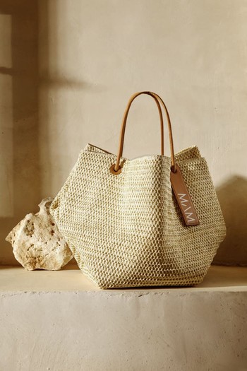 Raffia Tote Bag, £229 (was £286) | MAM