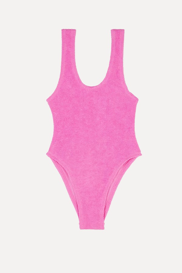 Scoop Back Crinkle Swimsuit from Primark