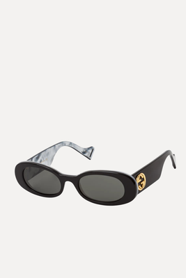 Oval Acetate Sunglasses from Gucci Eyewear