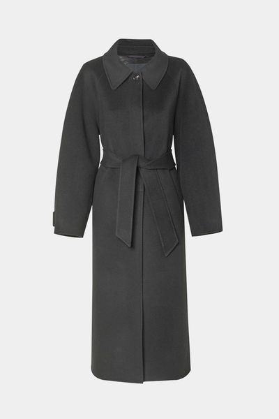 Woollen Coat With Belt