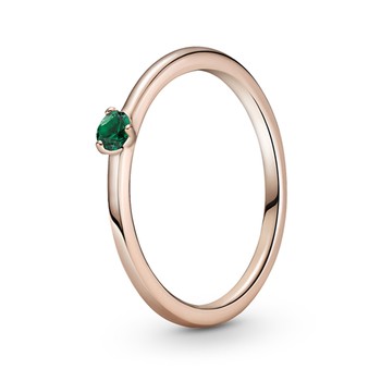 Green Solitaire Ring