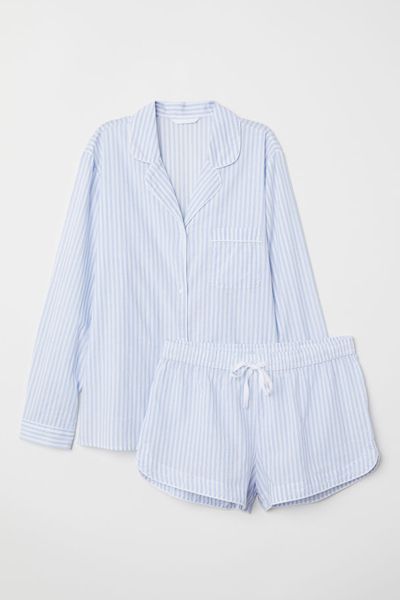 Pyjama Shirt and Shorts from H&M