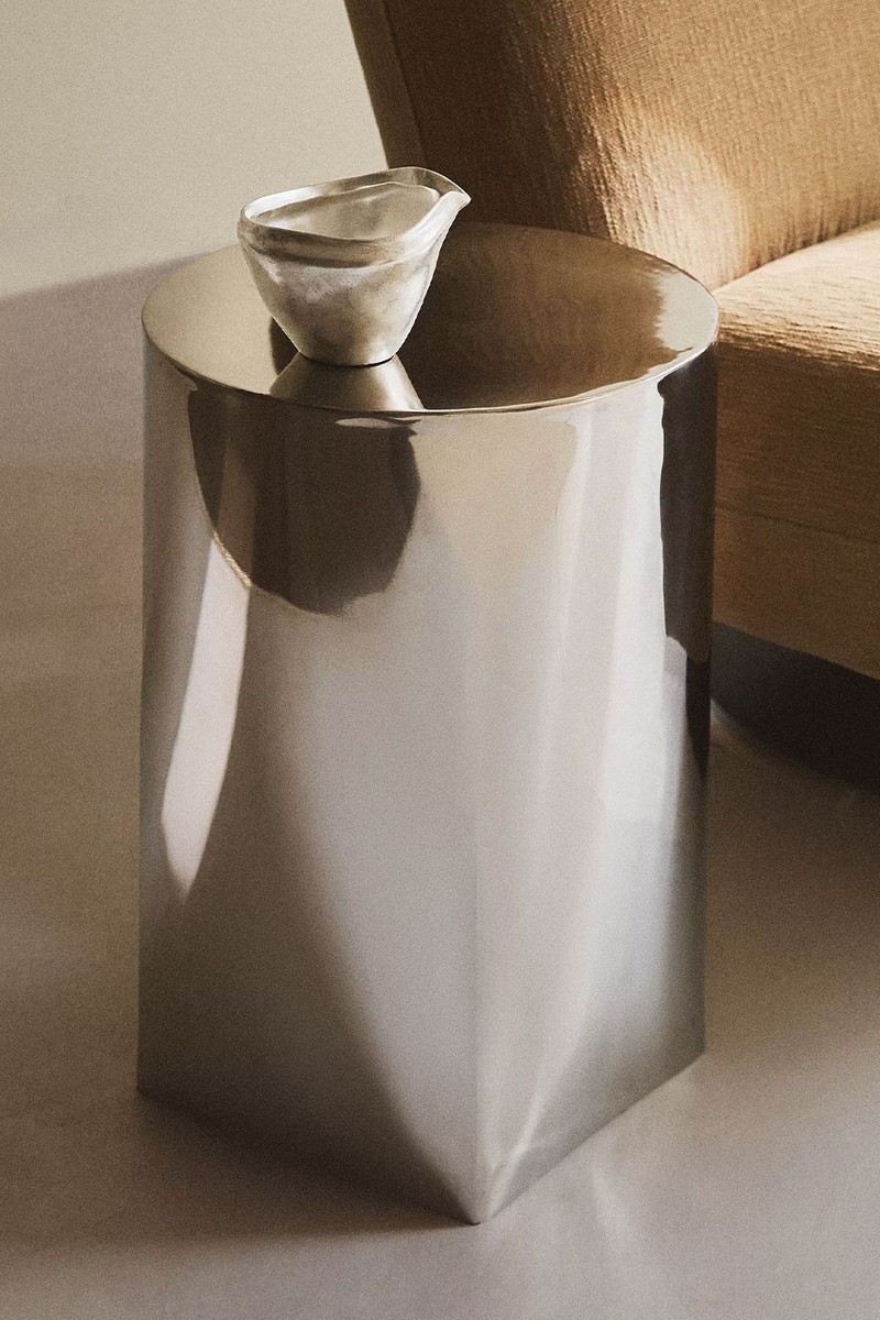 Stainless Steel Side Table 