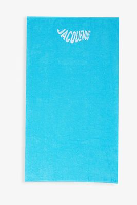 Logo-Print Cotton Towel from Jacquemus