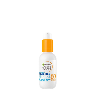 Ambre Solaire SPF 50+ Super UV Invisible Serum Moisturiser For Face from Garnier 