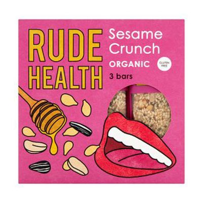 Organic Sesame Crunch Bar from Rude Health