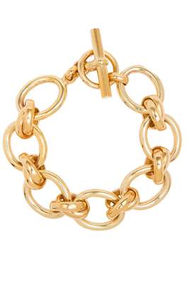 Giant Gold Double Linked Bracelet from Tilly Sveaas