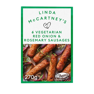 Vegetarian Sausages With Red Onion & Rosemary from Linda McCartney
