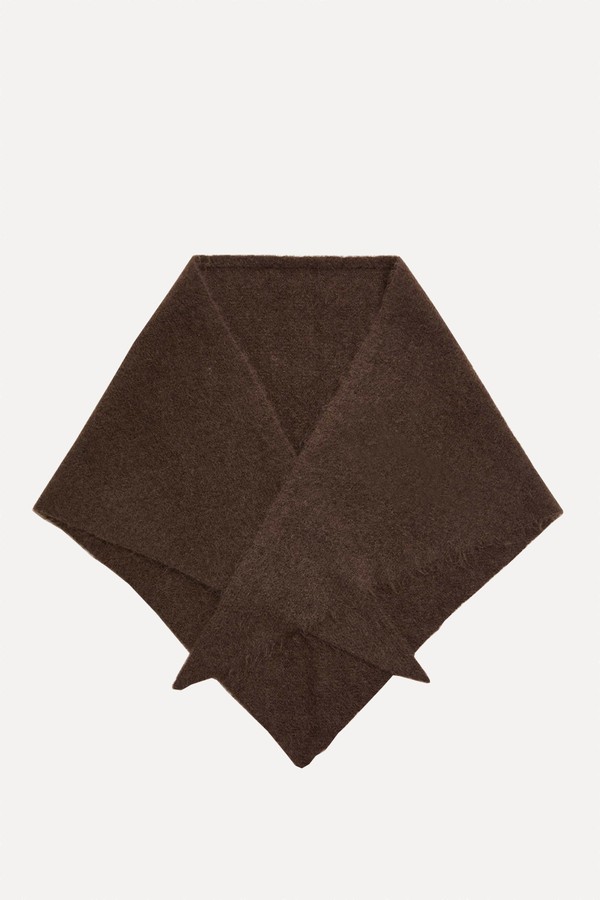 Knitted Textured Triangle Scarf from Marks & Spencer