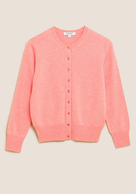 Pure Cashmere Crew Neck Cardigan from M&S