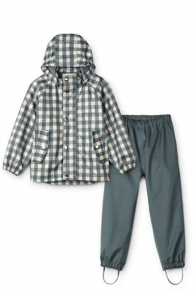 Parker Junior Lightweight Gingham Weatherproof Set