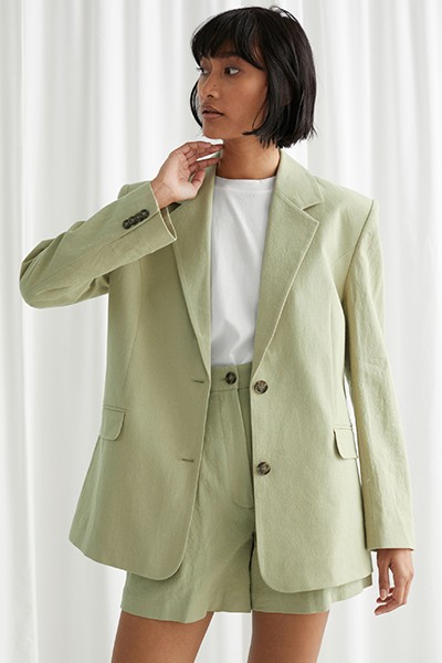 Linen-Blend Blazer from & Other Stories