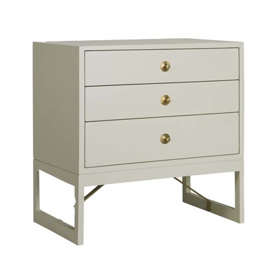 Bedside Table With Round Pulls from Chelsea Textiles